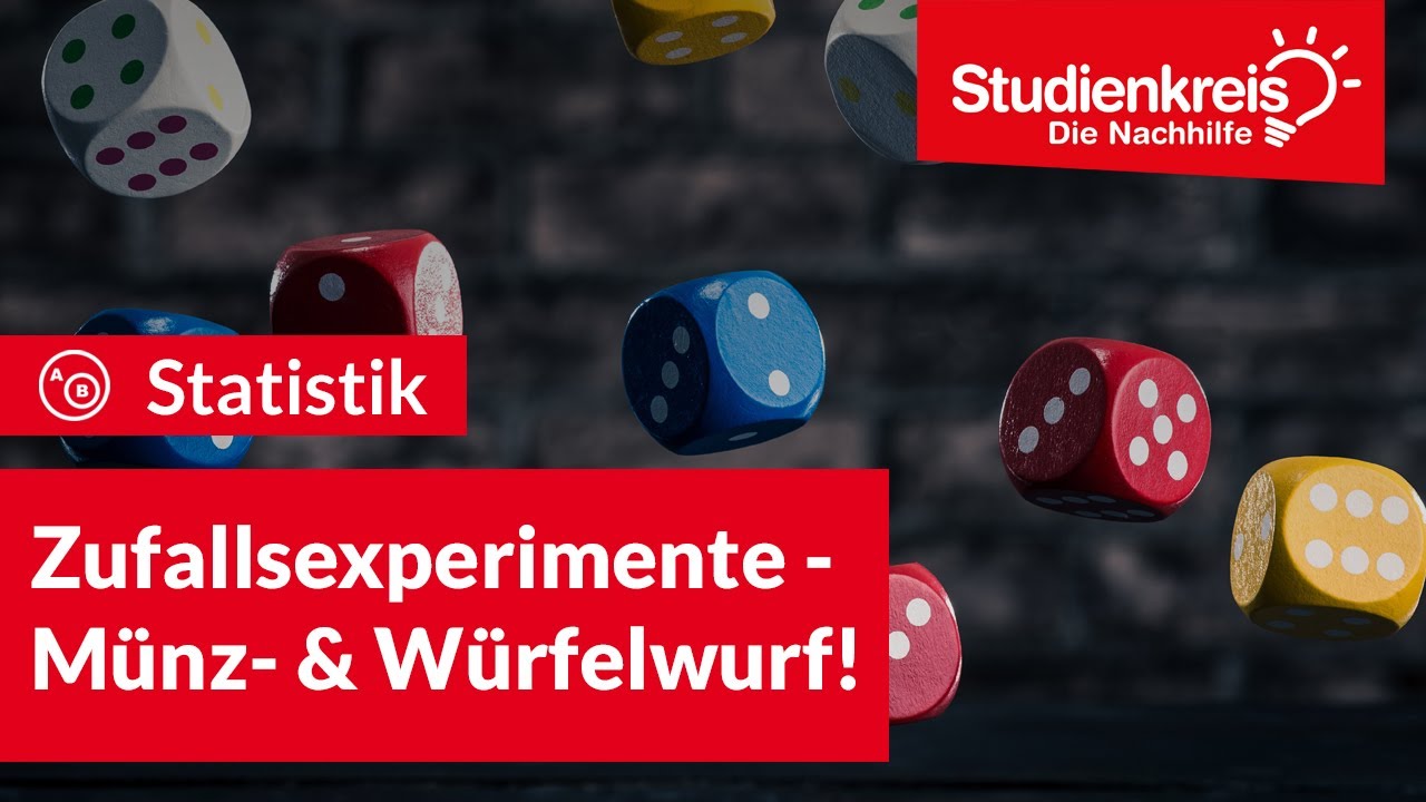 Zufallsexperimente - Münz- & Würfelwurf! | Statistik verstehen mit dem Studienkreis