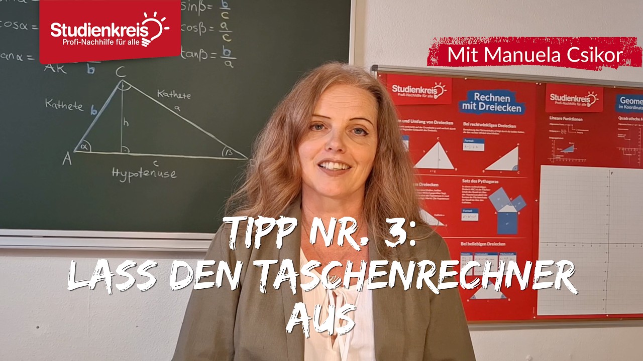 Tipp 3: Lass den Taschenrechner aus | by Studienkreis® Nachhilfe