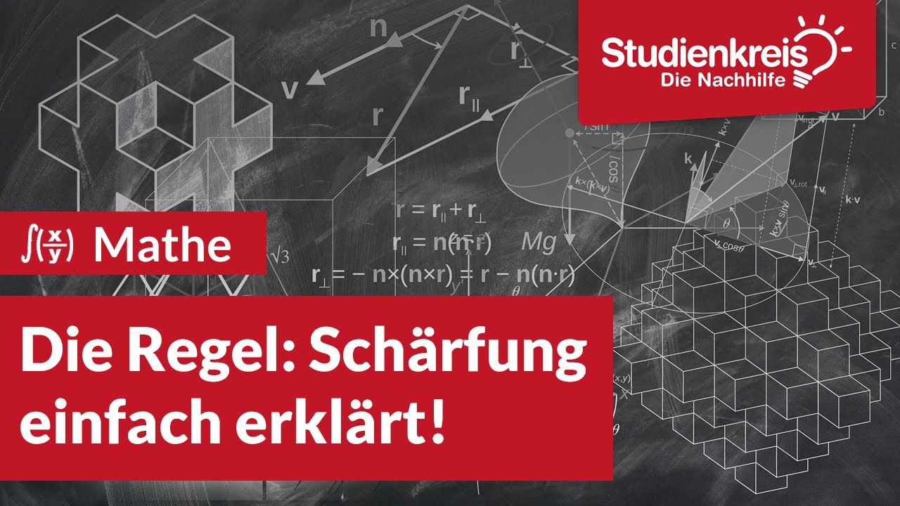 Die Regel: Schärfung | Deutsch verstehen mit dem Studienkreis