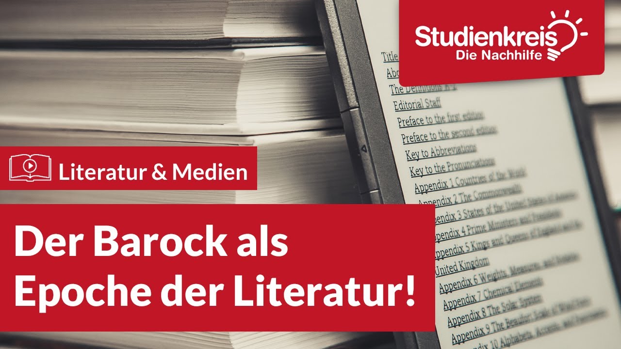 Der Barock als Epoche der Literatur! | Literatur verstehen mit dem Studienkreis
